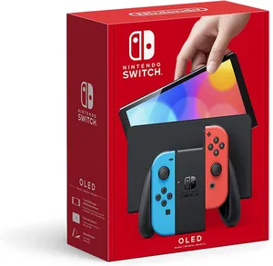 Nintendo Switch – OLED Model w/ Neon Red & Neon Blue Joy-Con ( Japan Stock Region-Free )