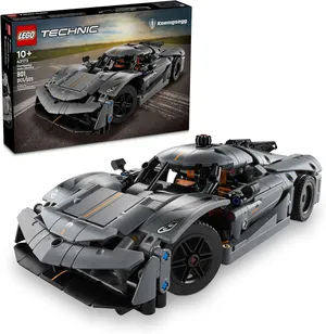 LEGO® Technic™ Hiperauto Koenigsegg Jesko Absolut Gris Juguete construcción de vehículo para niños y niñas, Perfecto Regalo para Aficionados a los Motores 42173